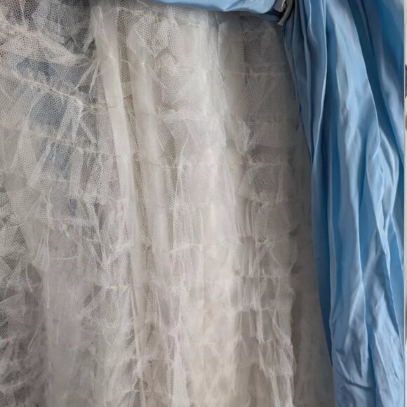 Mike Benet Formals vintage blue cupcake formal prom gown - Picture 5 of 8